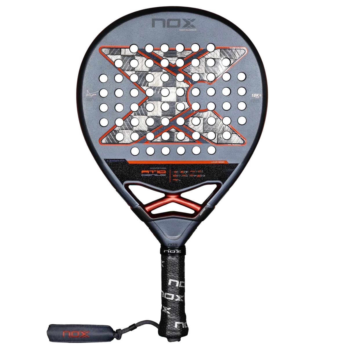 NOX AT10 Luxury Genius 18K Alum 2025 padel racket