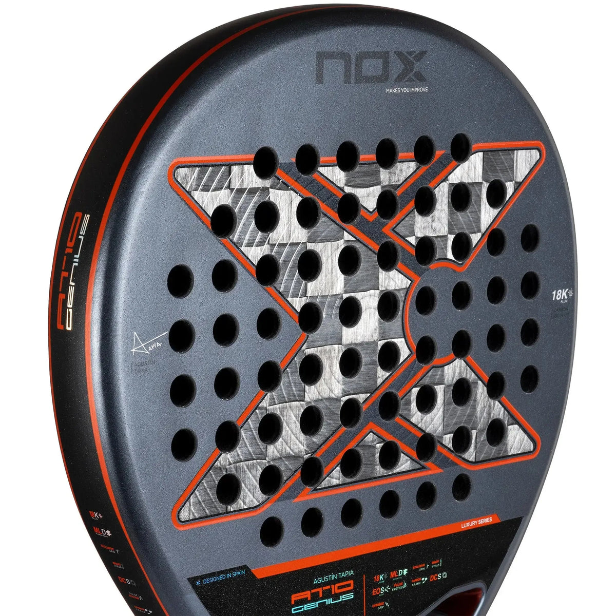 NOX AT10 Luxury Genius 18K Alum 2025 padel racket