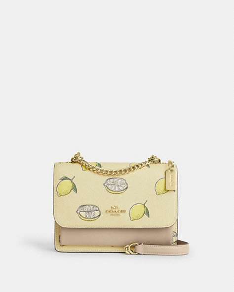 Mini Klare Crossbody Bag With Lemon Print