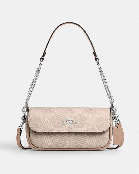 Hailey Flap Bag In Signature Canvas