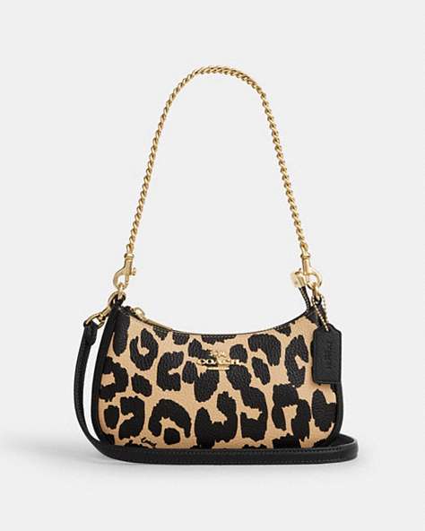 Teri Mini Crossbody Bag With Leopard Print