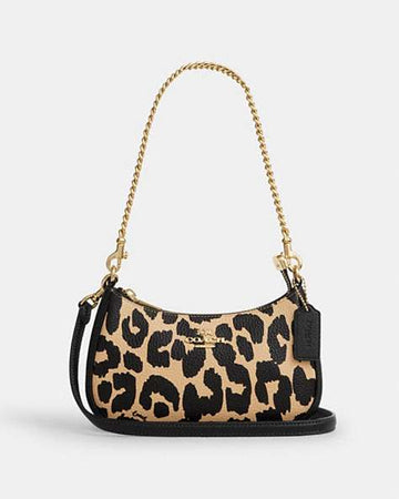 Teri Mini Crossbody Bag With Leopard Print
