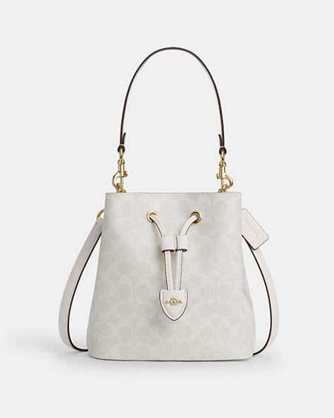 Rowan Bucket Bag In Signature Canvas