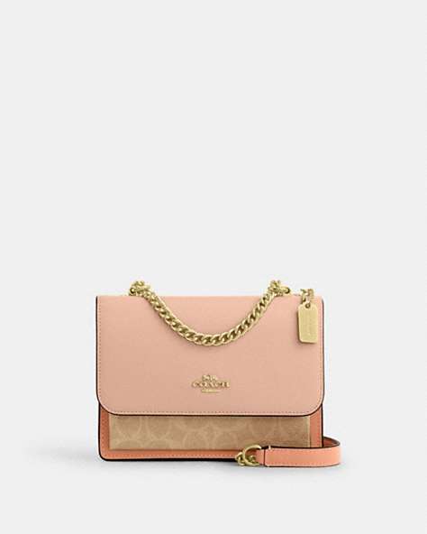 Mini Klare Crossbody Bag In Colorblock Signature Canvas