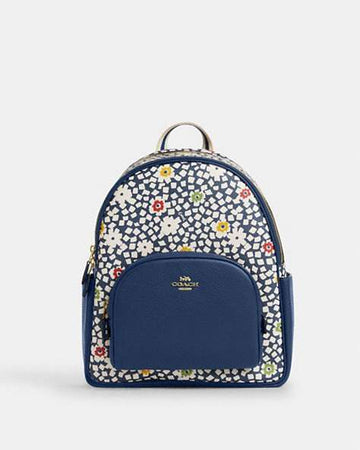 Court Backpack With Floral Print
