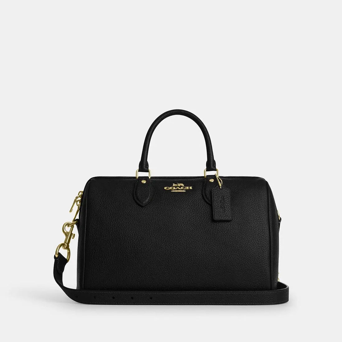 Coach Rowan Large Satchel Bag Gold/Black