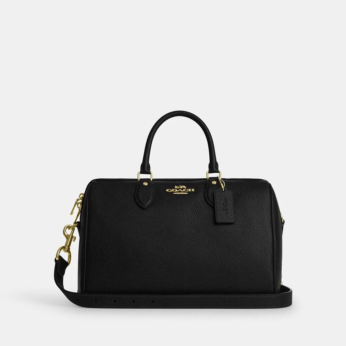 Coach Rowan Large Satchel Bag Gold/Black