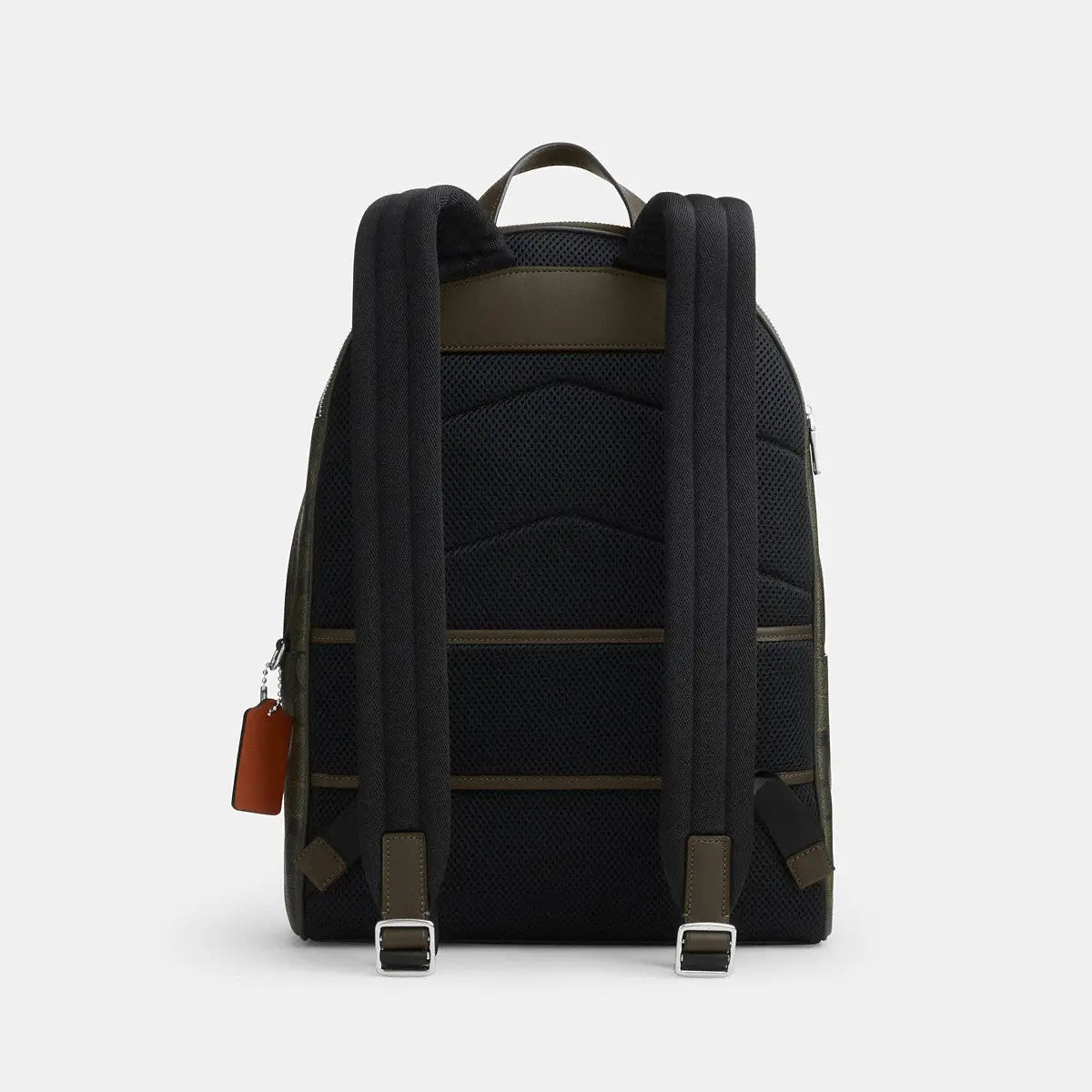 Coach Taylor Backpack Signature Camo Print Silver/Green
