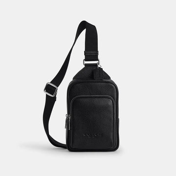 Coach Racer Sling Pack Silver/Black