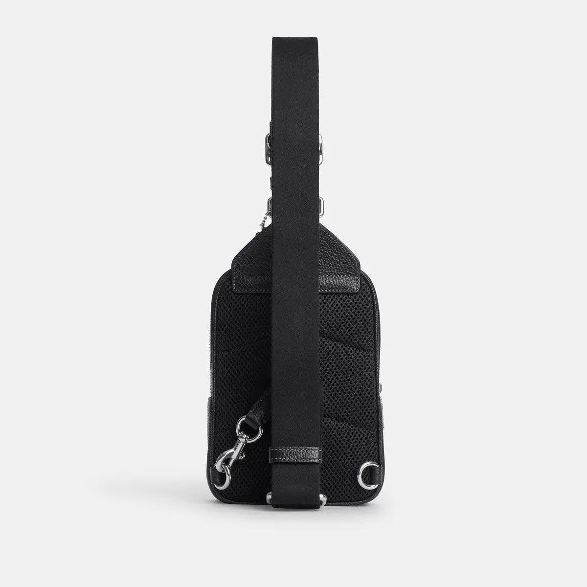 Coach Racer Sling Pack Silver/Black