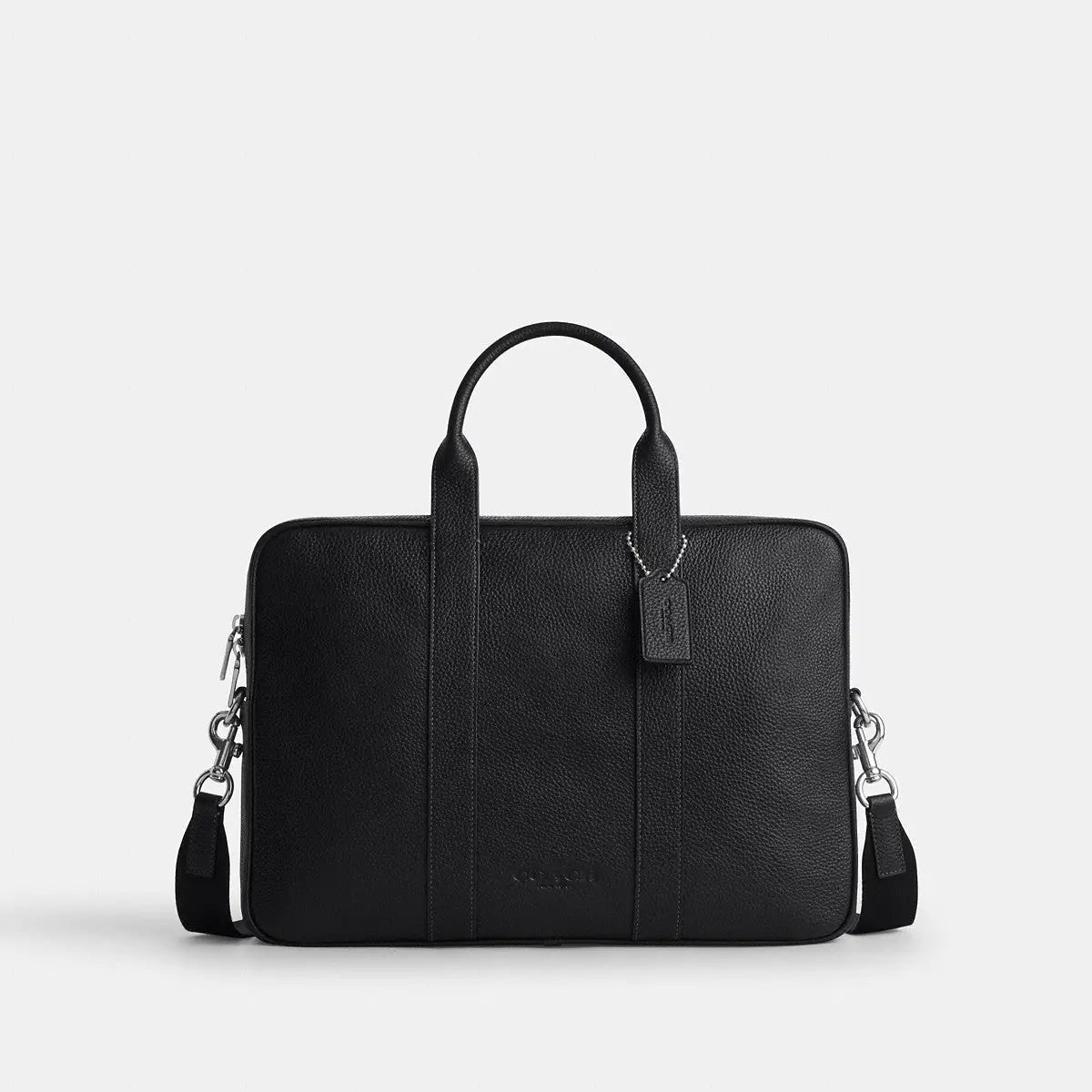 Coach Austin Brief Silver/Black