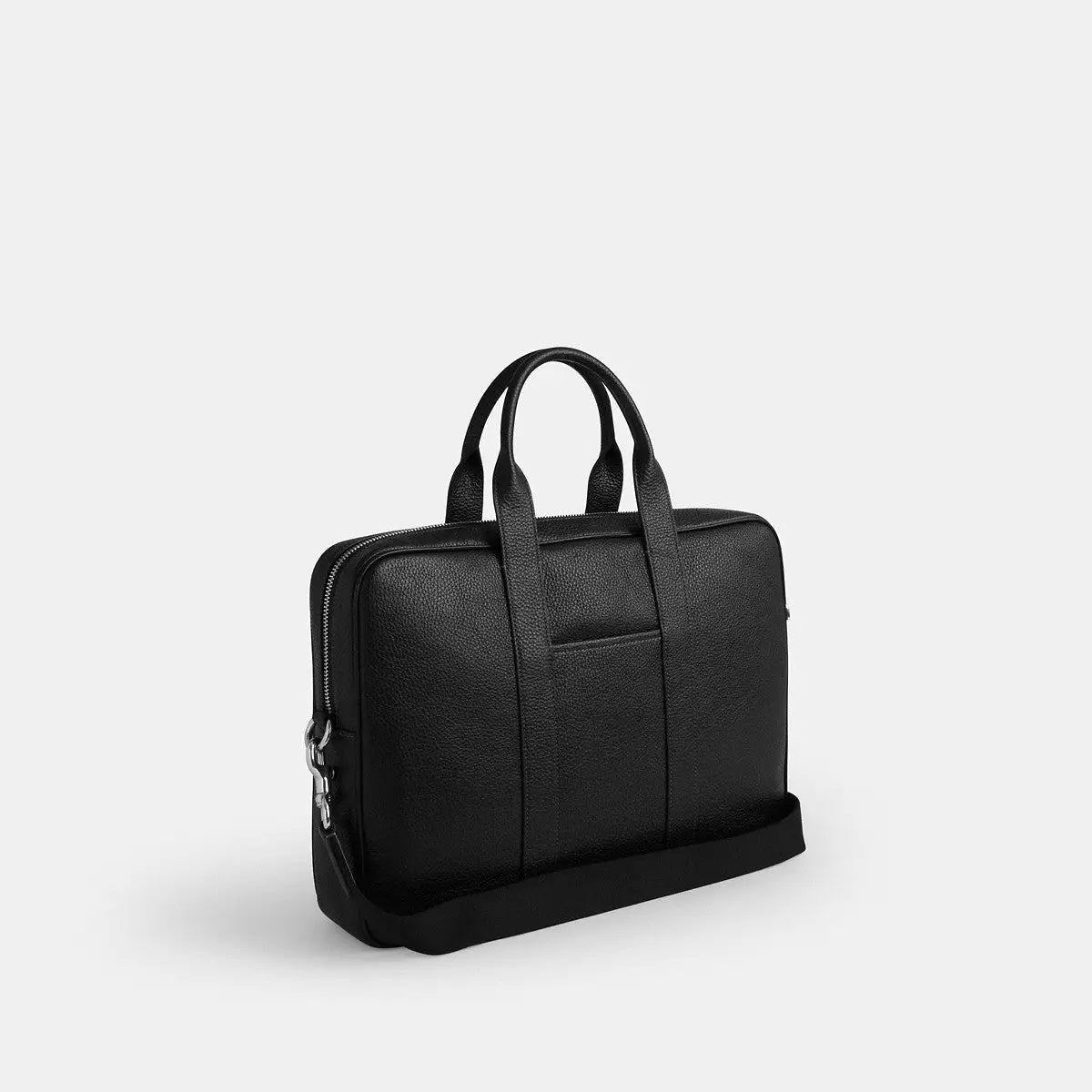 Coach Austin Brief Silver/Black