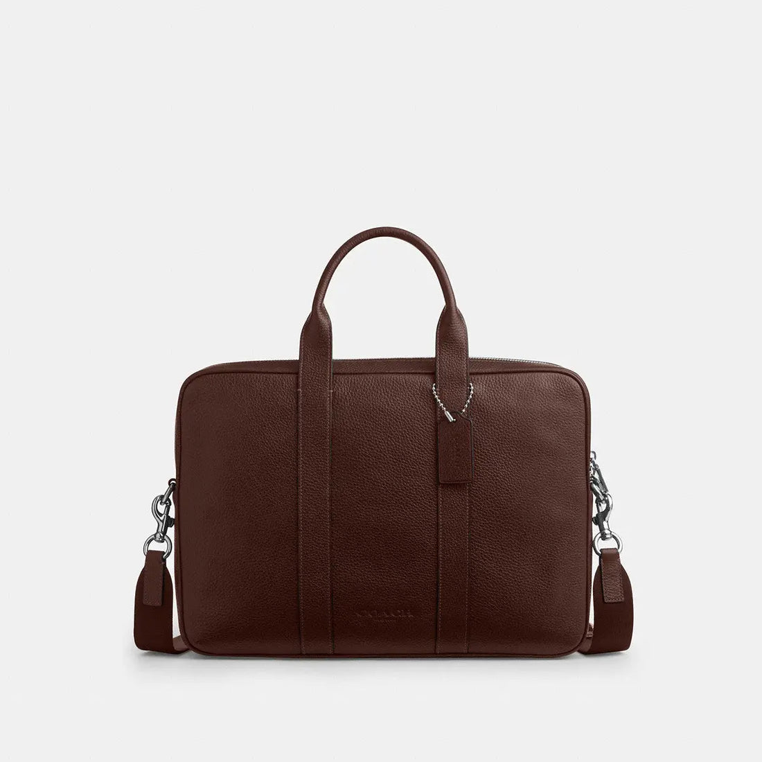 Coach Austin Brief Silver/Maple