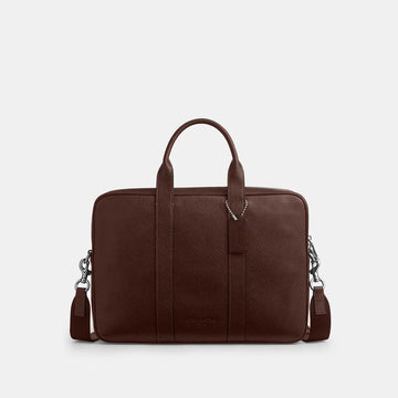 Coach Austin Brief Silver/Maple