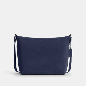 Coach Finn Hobo Bag 32 Silver/True Navy