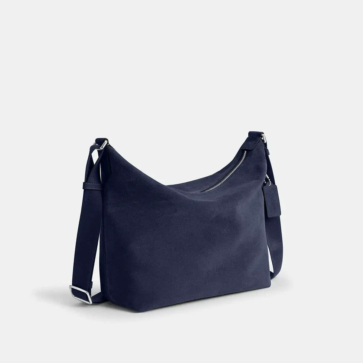 Coach Finn Hobo Bag 32 Silver/True Navy