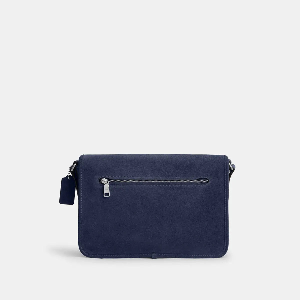 Coach Colby Messenger Bag 32 Silver/True Navy