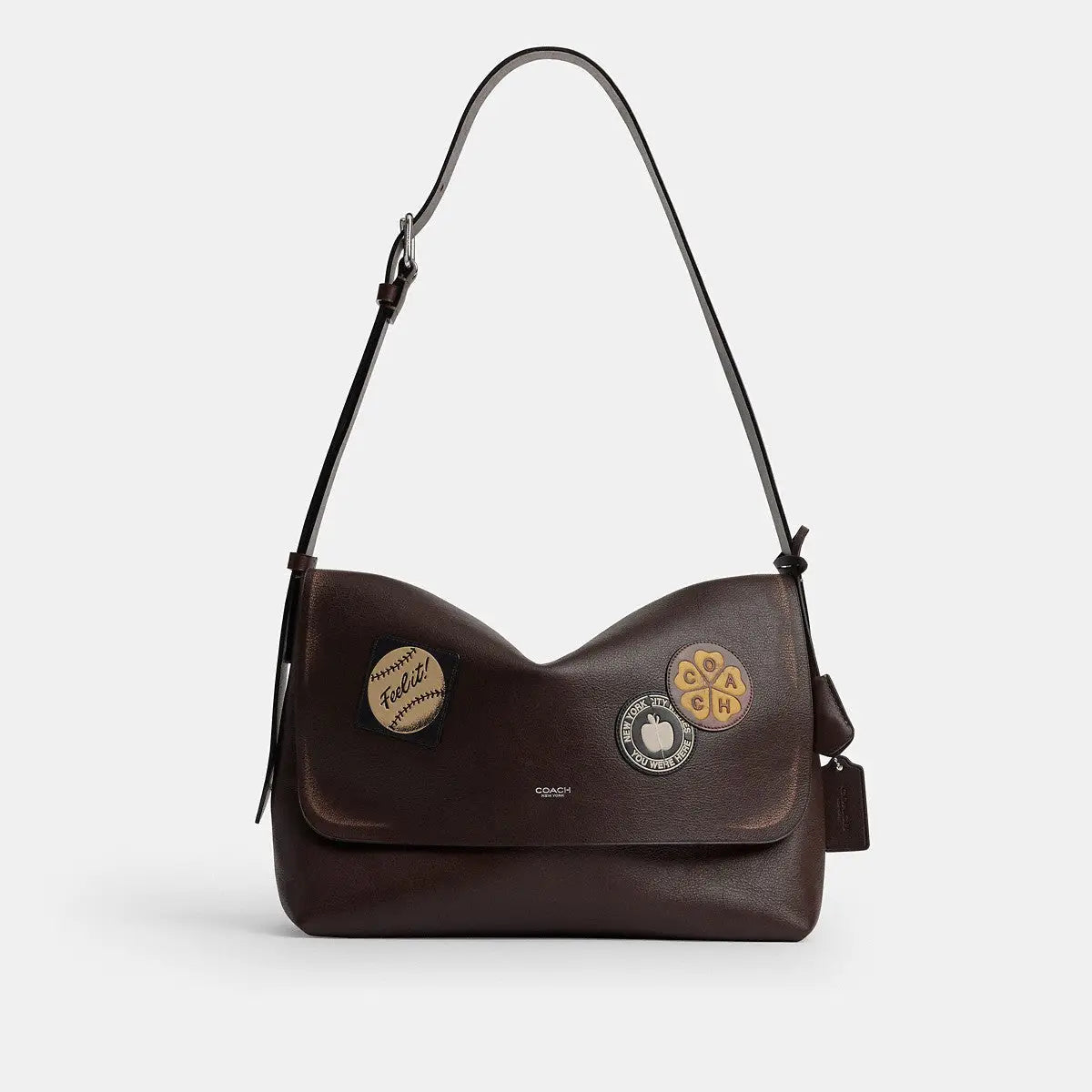 Coach Ludlow Messenger Bag Loved Leather Maple