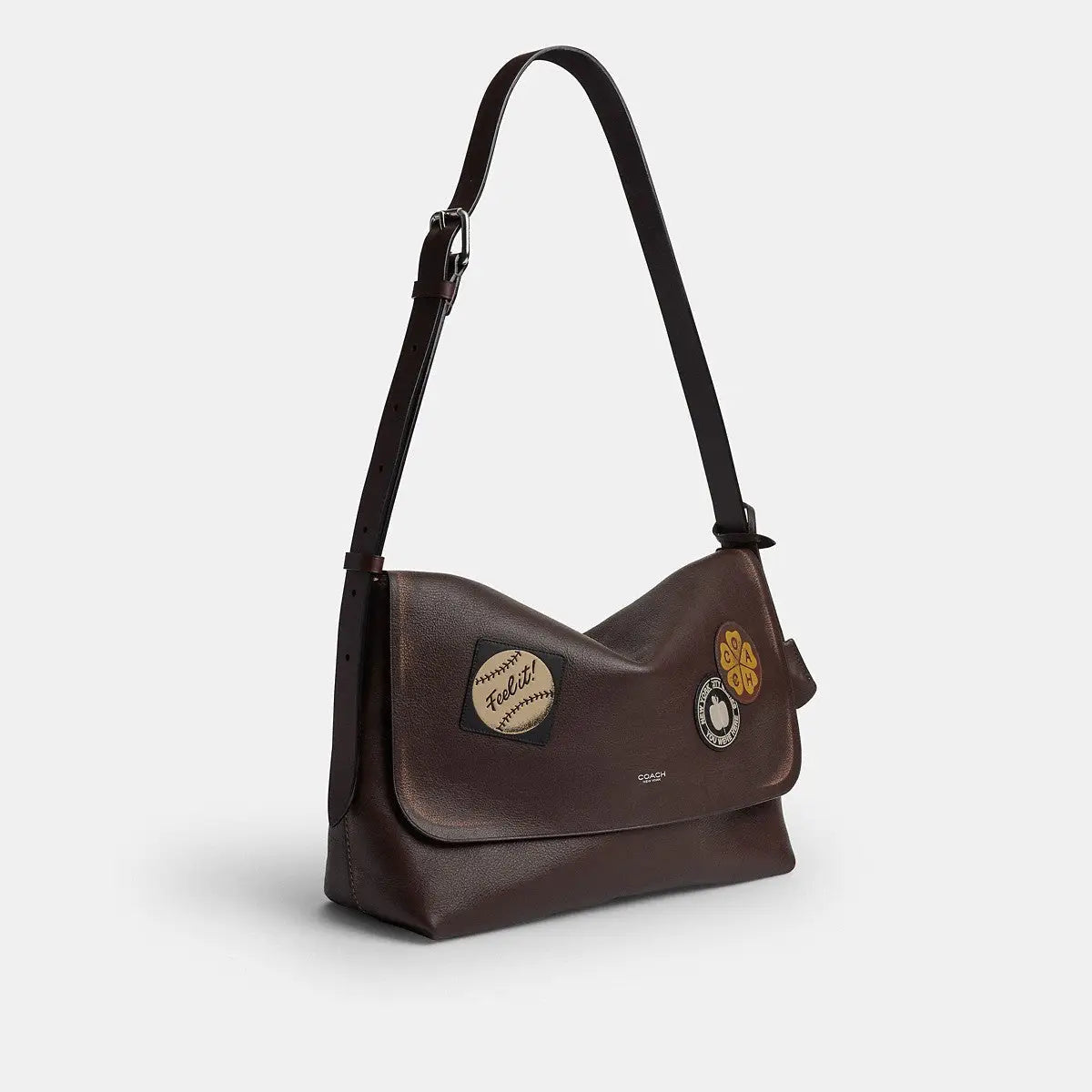 Coach Ludlow Messenger Bag Loved Leather Maple