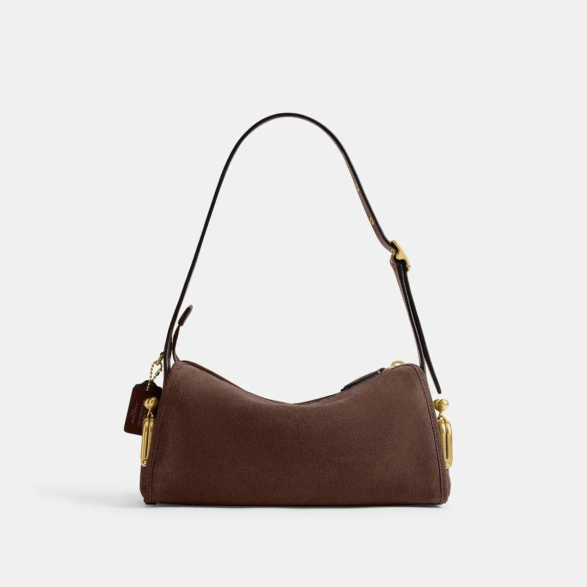 Coach Turnlock Haversack Bag 27 Brass/Dark Chocolate