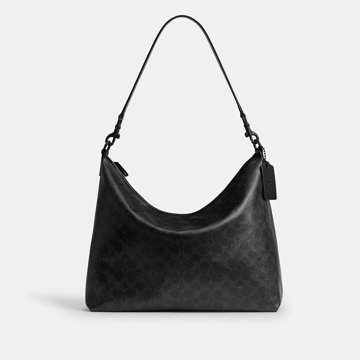 Coach Laurel Bag 36 Signature Canvas Matte Black/Black