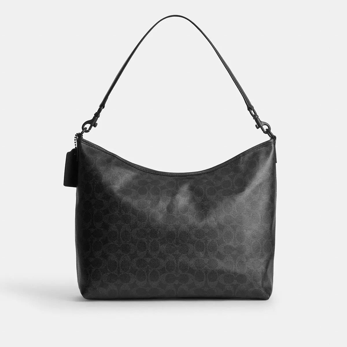 Coach Laurel Bag 36 Signature Canvas Matte Black/Black