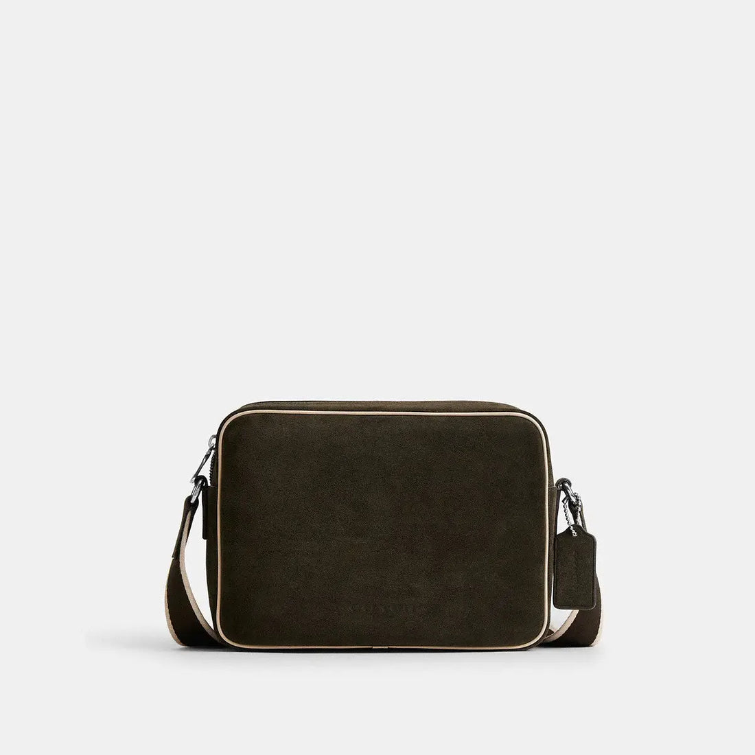 Coach Colton Crossbody Bag 25 Silver/Ebony/Ivory