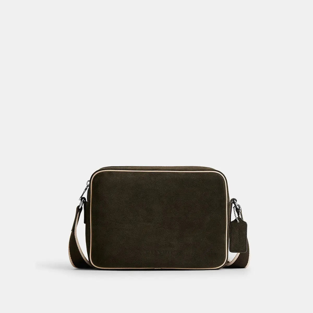 Coach Colton Crossbody Bag 25 Silver/Ebony/Ivory