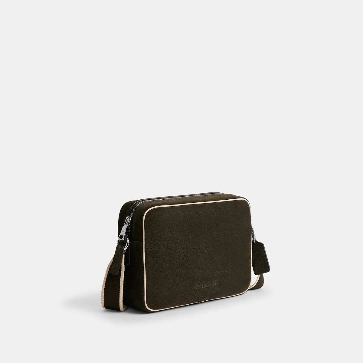 Coach Colton Crossbody Bag 25 Silver/Ebony/Ivory