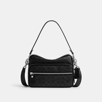 Coach Dakota Crossbody Bag Signature UpcraftedLeather Black Signature