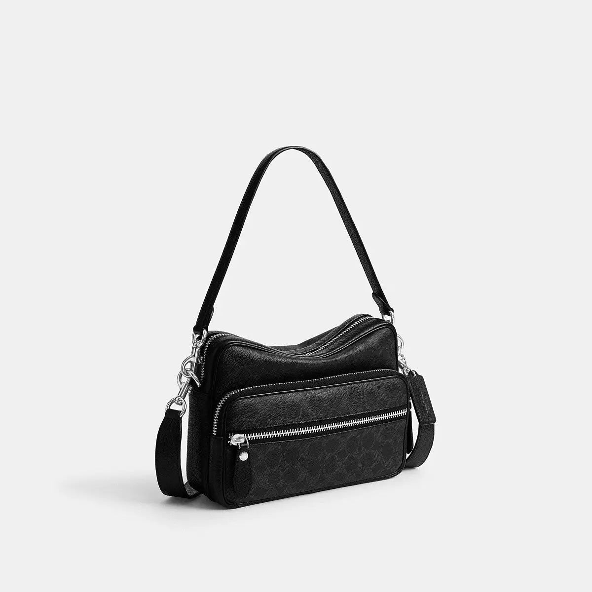 Coach Dakota Crossbody Bag Signature UpcraftedLeather Black Signature