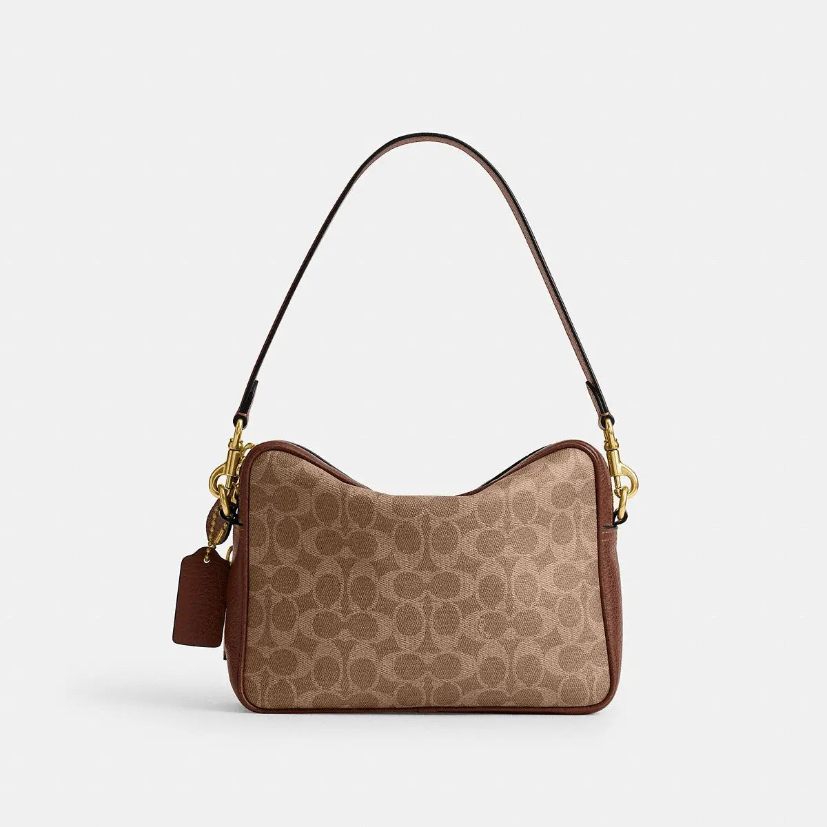 Coach Dakota Crossbody Bag Signature UpcraftedLeather Tan Multi