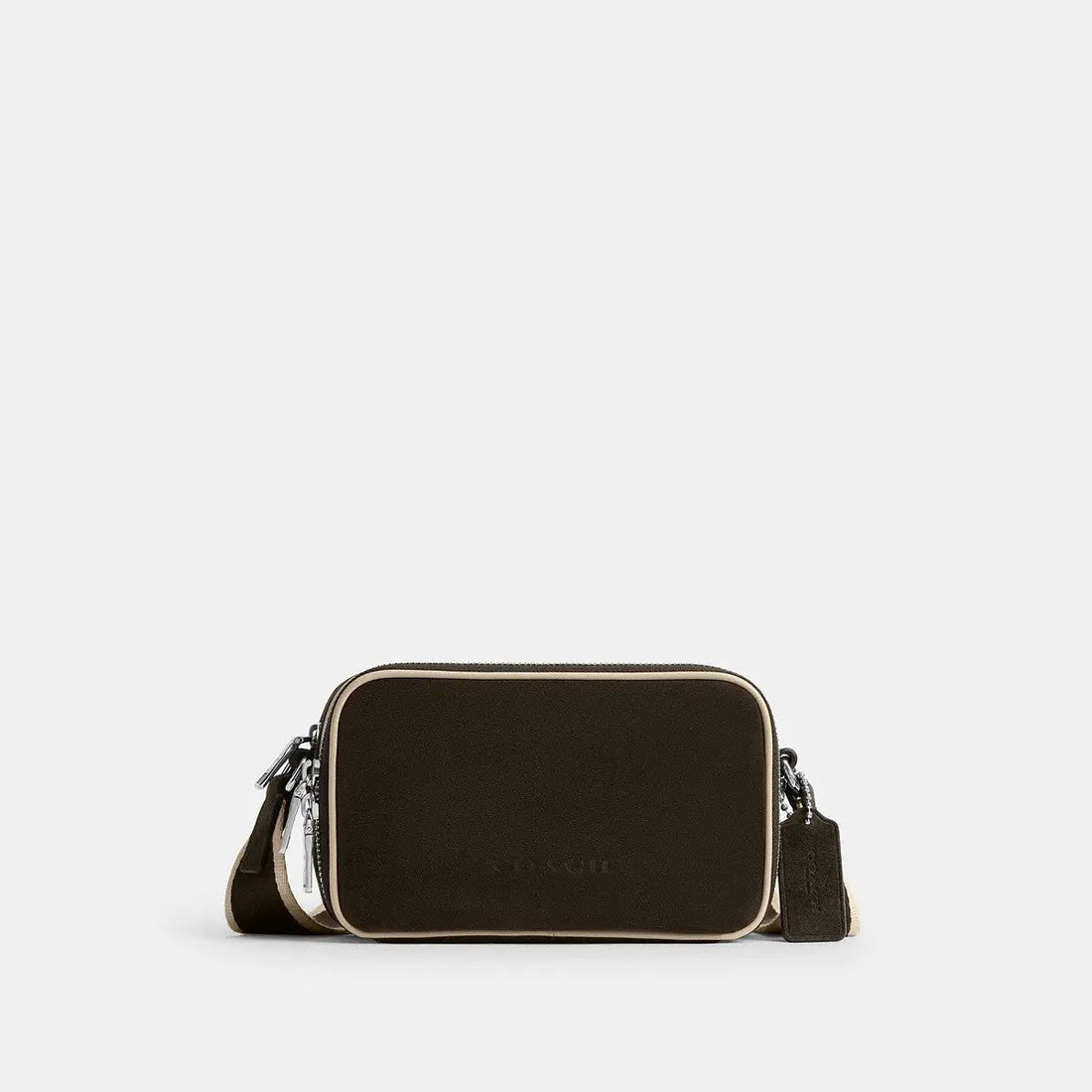 Coach Colton Crossbody Bag 19 Silver/Ebony/Ivory