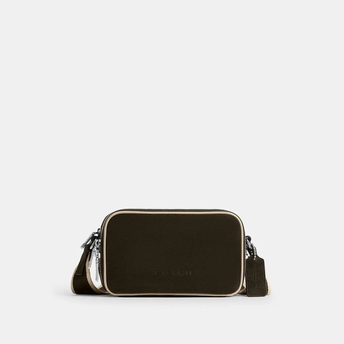 Coach Colton Crossbody Bag 19 Silver/Ebony/Ivory