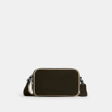 Coach Colton Crossbody Bag 19 Silver/Ebony/Ivory
