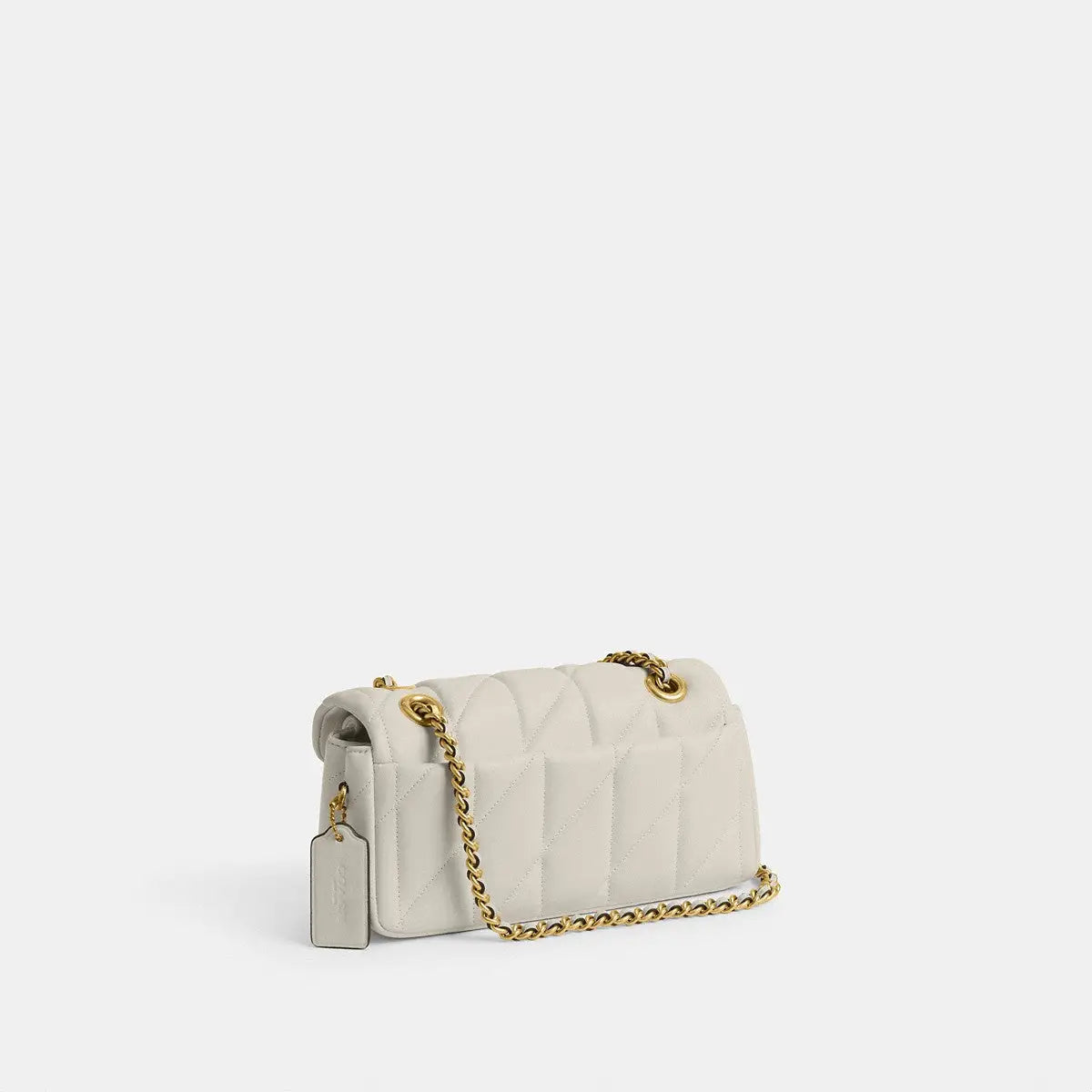 Coach Tabby Shoulder Bag 20 Pillow Quilting Brass/Chalk
