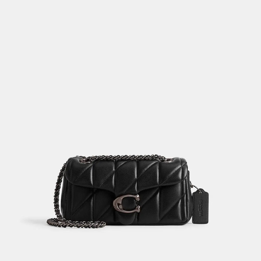 Coach Tabby Shoulder Bag 20 Pillow Quilting Pewter/Black