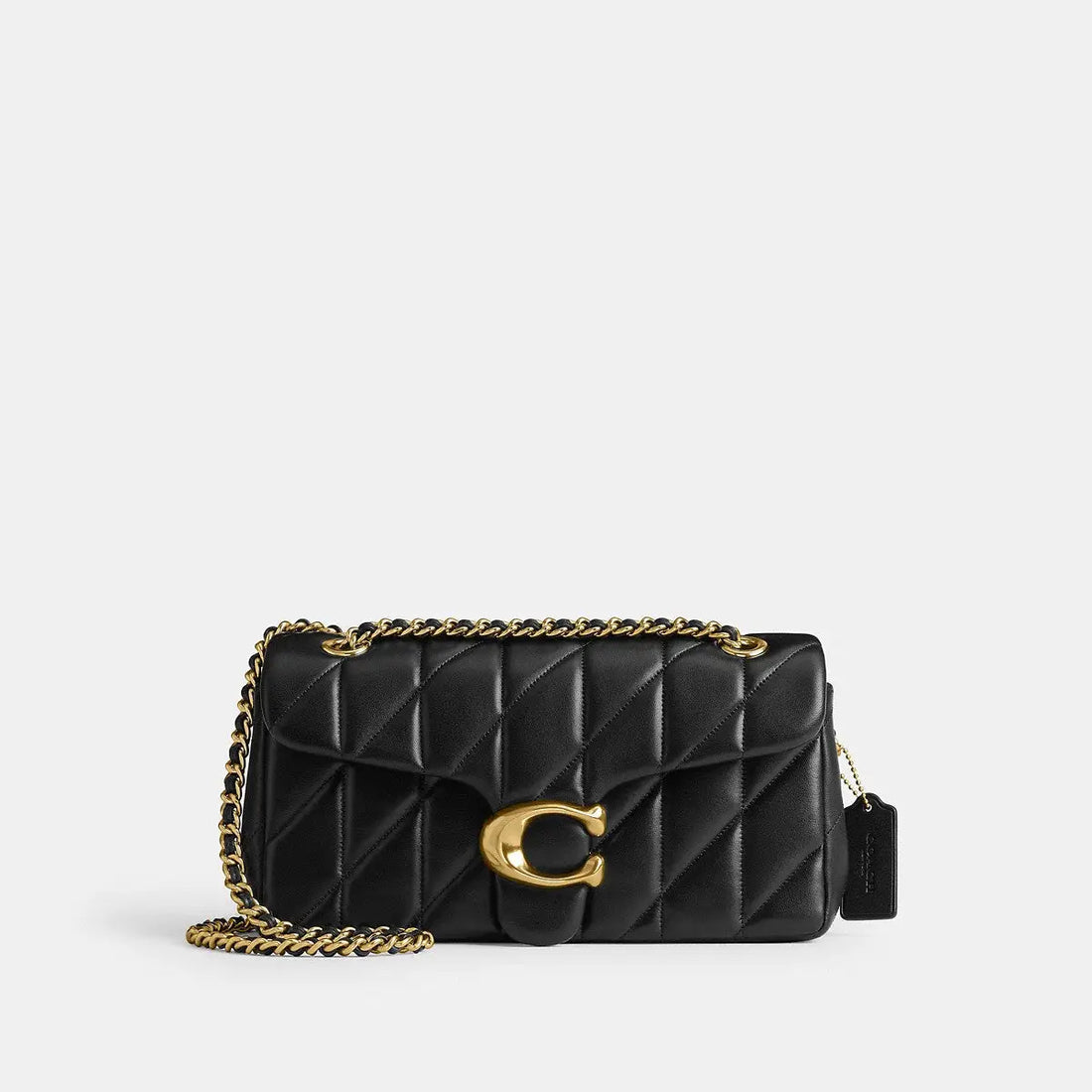 Coach Tabby Shoulder Bag 26 Pillow Quilting Brass/Black