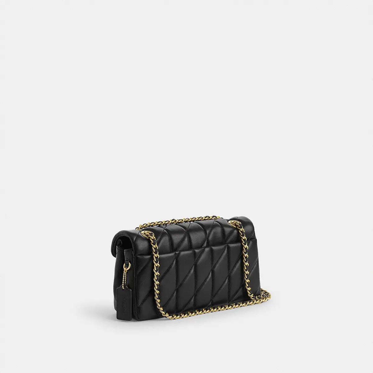 Coach Tabby Shoulder Bag 26 Pillow Quilting Brass/Black