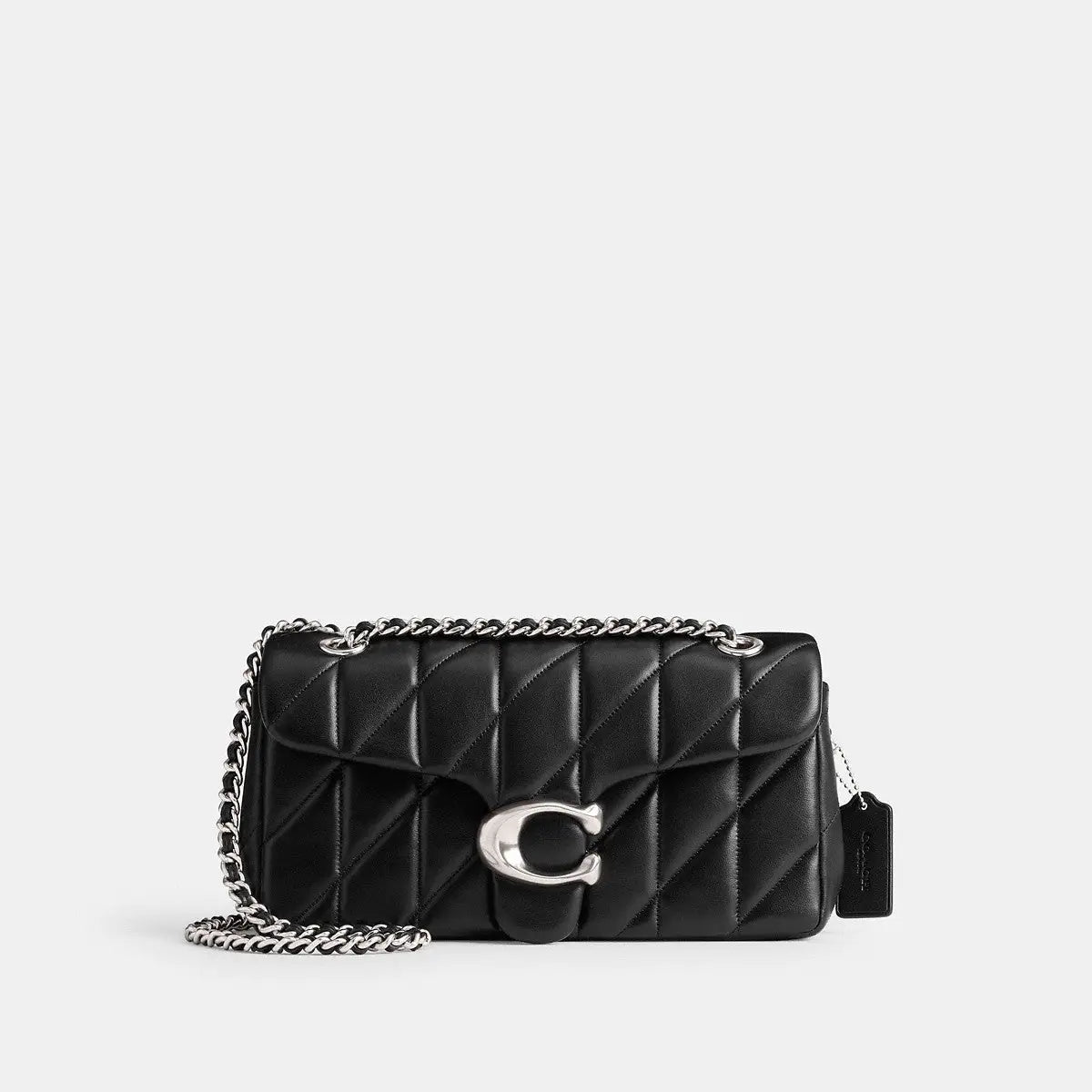 Coach Tabby Shoulder Bag 26 Pillow Quilting Silver/Black