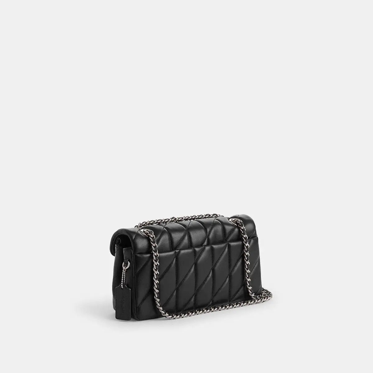 Coach Tabby Shoulder Bag 26 Pillow Quilting Silver/Black