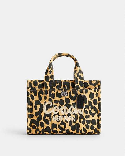 Cargo Tote Bag 26 With Leopard Print