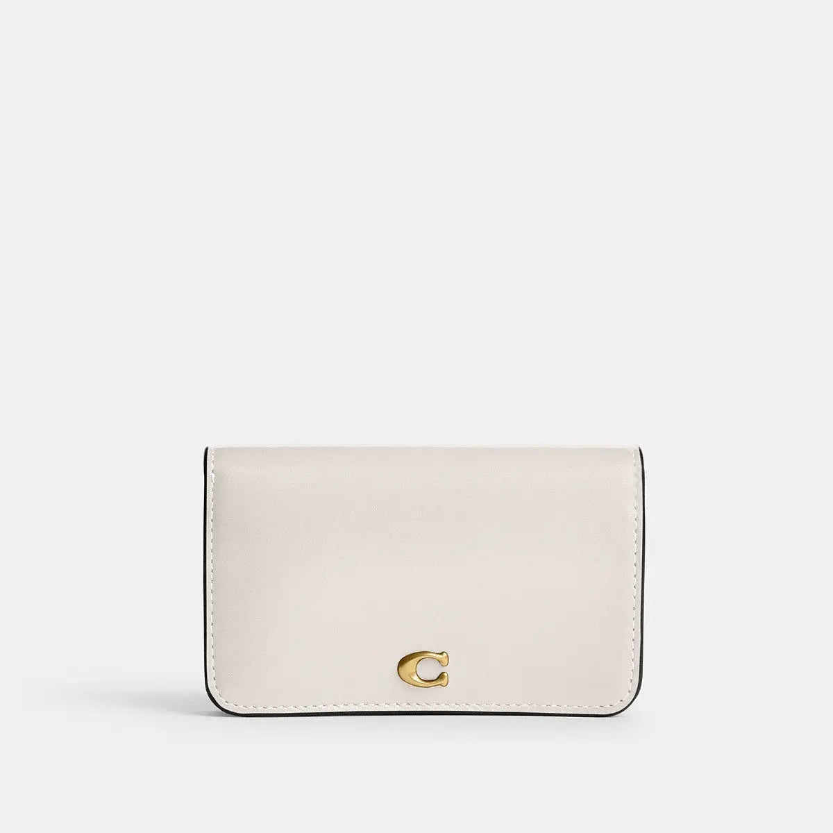 Coach Essential Slim Card Case Brass/Chalk