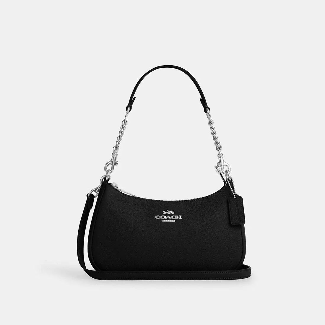 Coach Teri Shoulder Bag Silver/Black