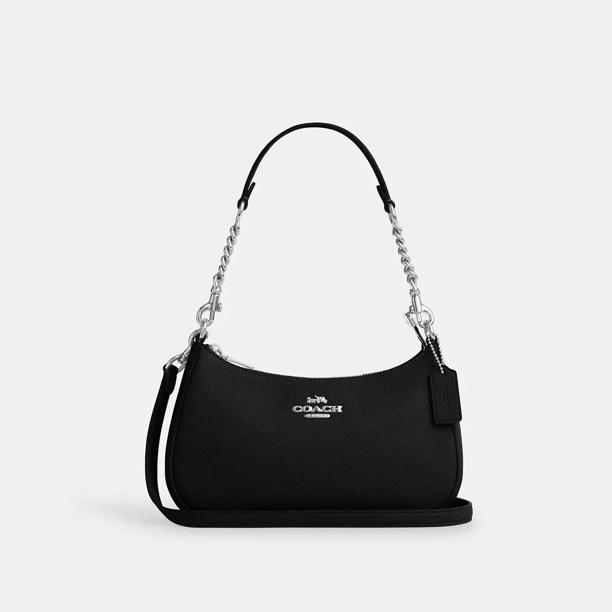 Coach Teri Shoulder Bag Silver/Black