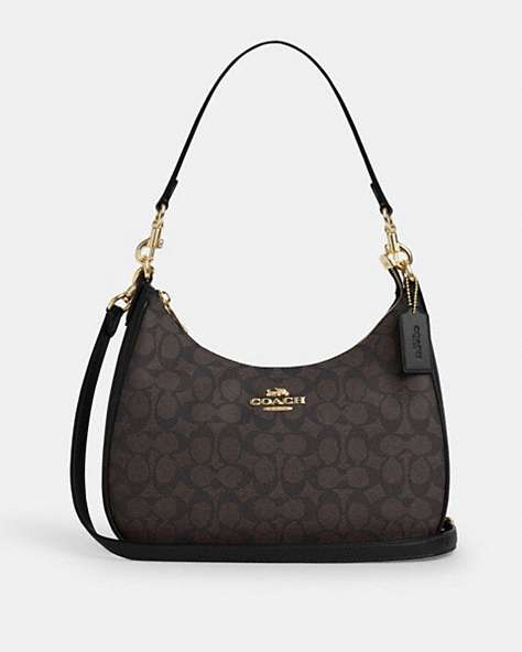 Teri Hobo Bag In Signature Canvas