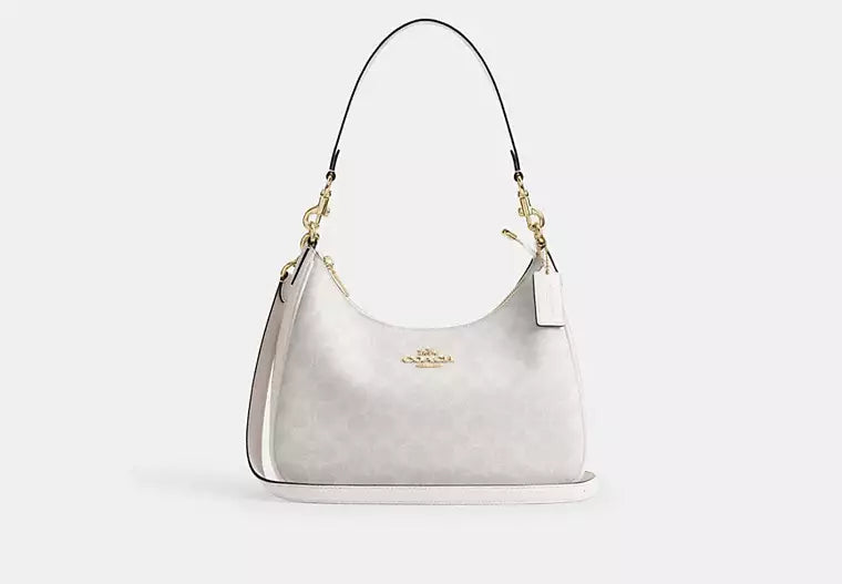 Coach Teri Hobo Bag In Signature Canvas
