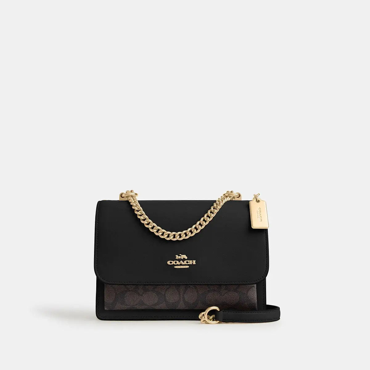 Coach Klare Crossbody Signature Canvas Gold/Walnut/Black