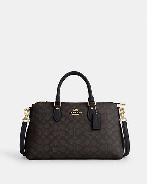 Georgia Satchel Bag In Signature Canvas
