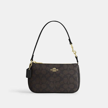 Coach Nolita 19 Signature Canvas Gold/Walnut/Black